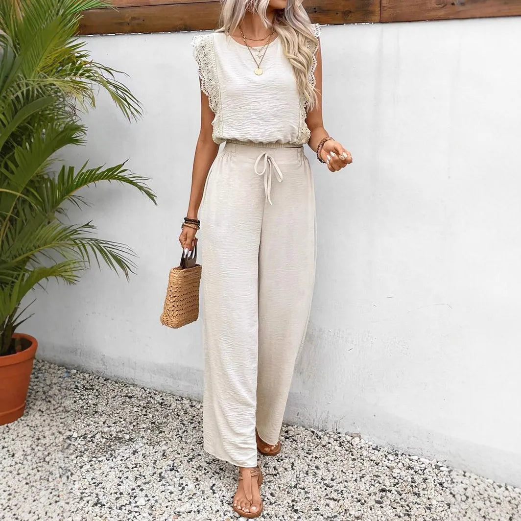 Zella Two-piece Set in beige