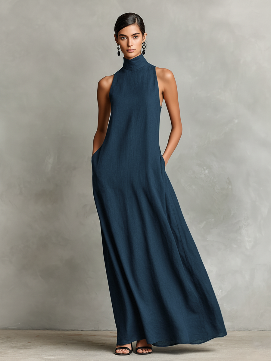 Liliane Maxi Dress in blue