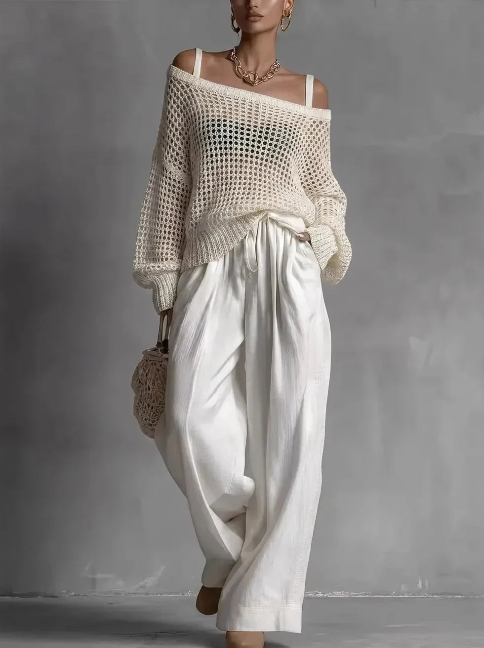 Cassia Co-ord in white