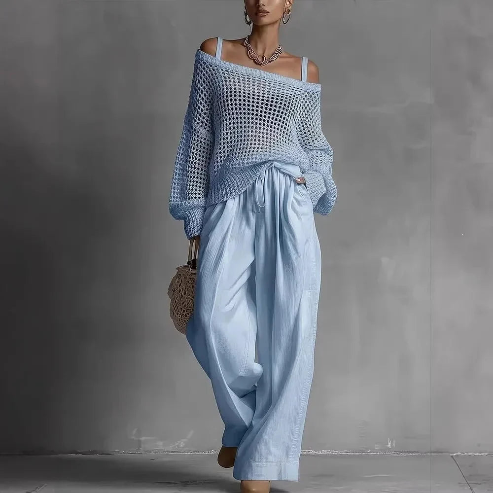 Cassia Co-ord in light blue