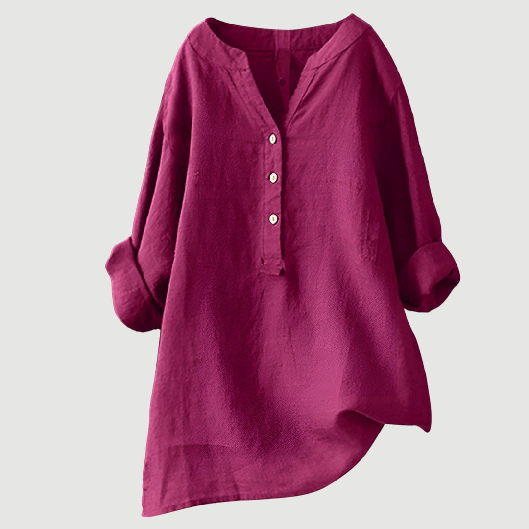 L a Tunic Blouse in pink