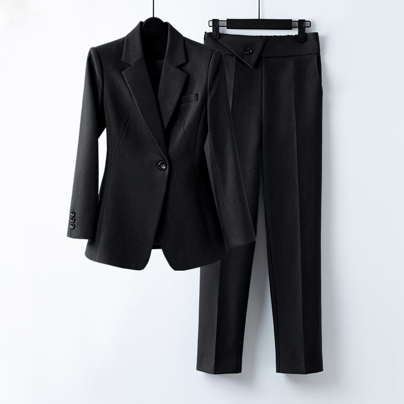 Eleganza Prestige Blazer Ensemble in corvinô black