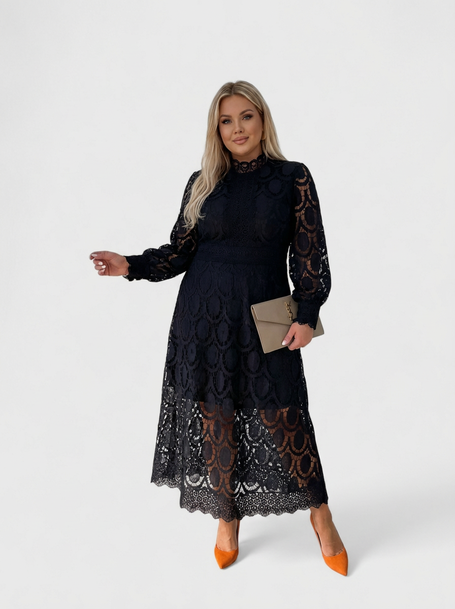 Pernille Dress in black