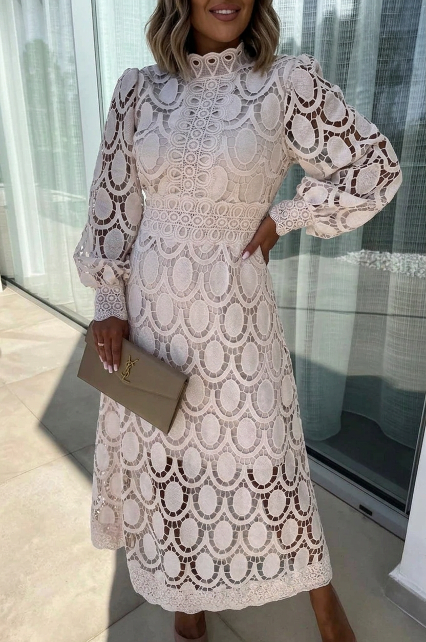 Pernille Dress in beige