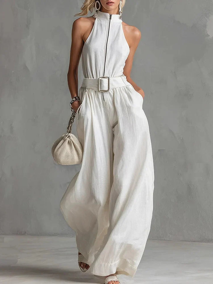 Lauralie Jumpsuit in white
