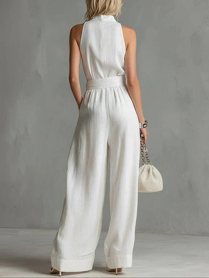 Lauralie Jumpsuit in white