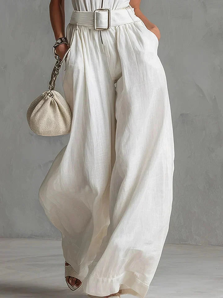 Lauralie Jumpsuit in white