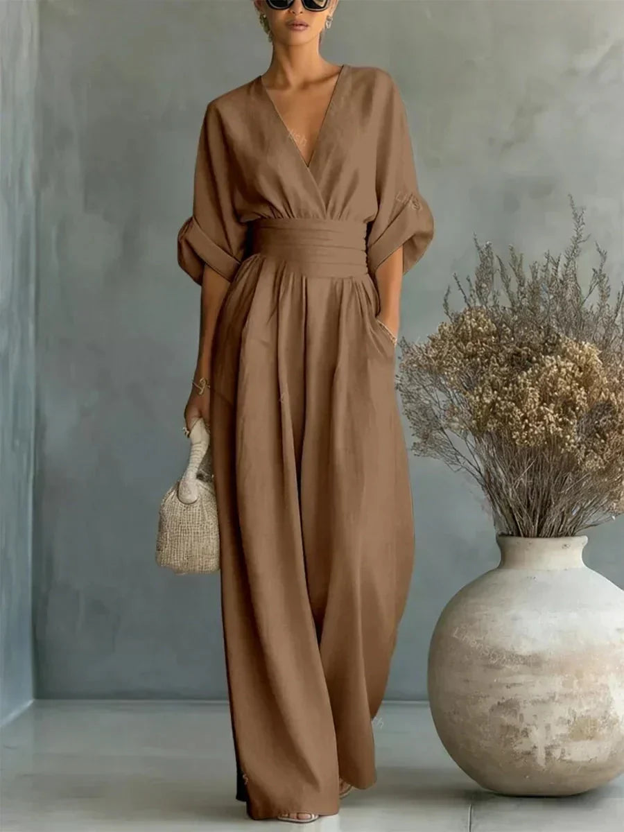 Liesbeth Jumpsuit in khaki
