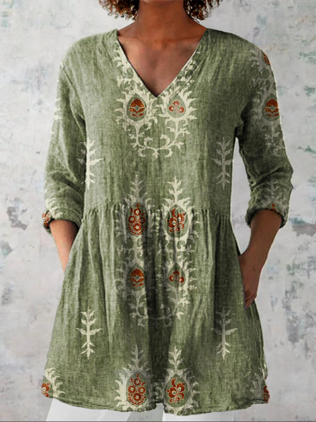 Ninon Blouse in green
