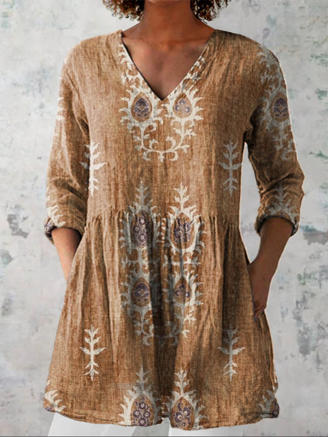Ninon Blouse in yellow