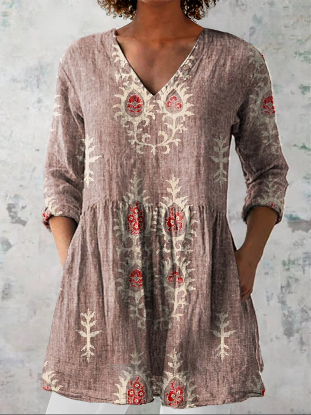 Ninon Blouse in pink