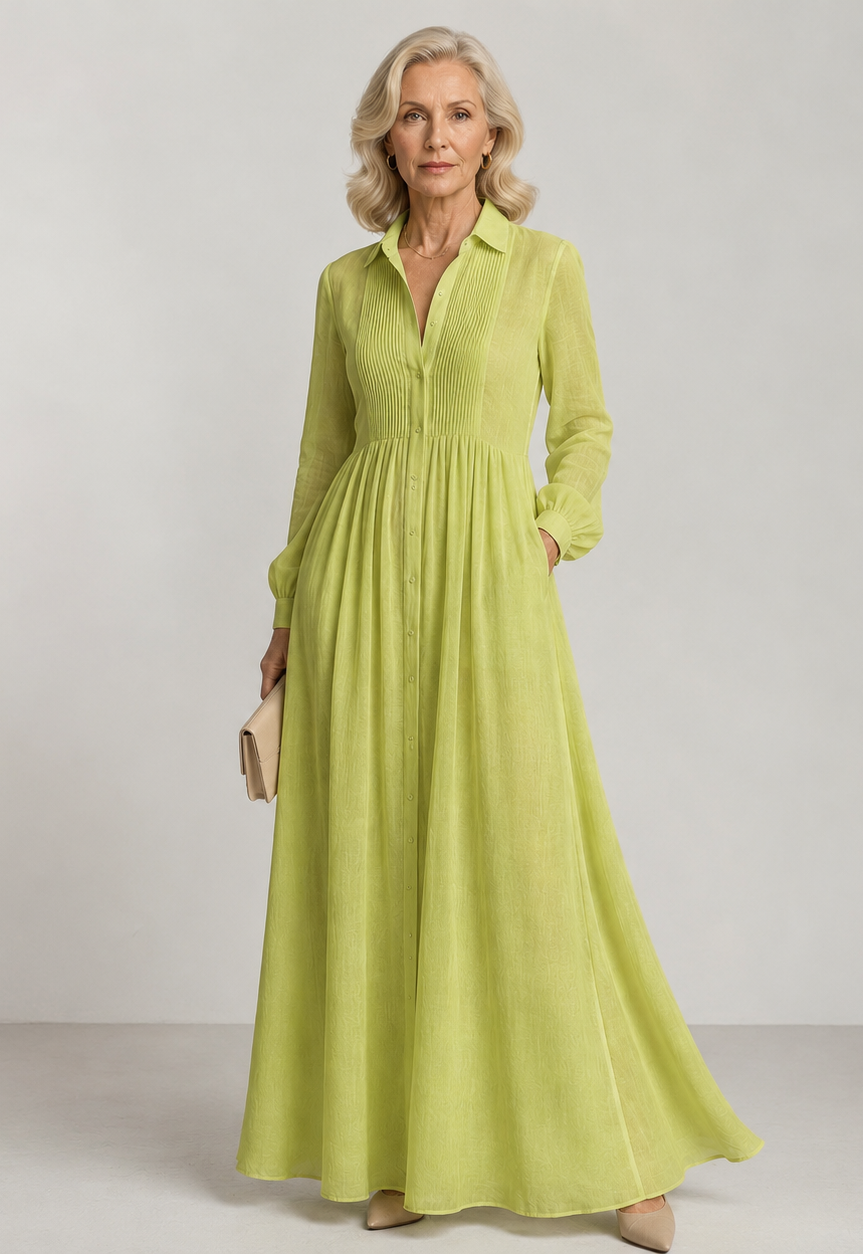 Rafaella Shirt Dress in green