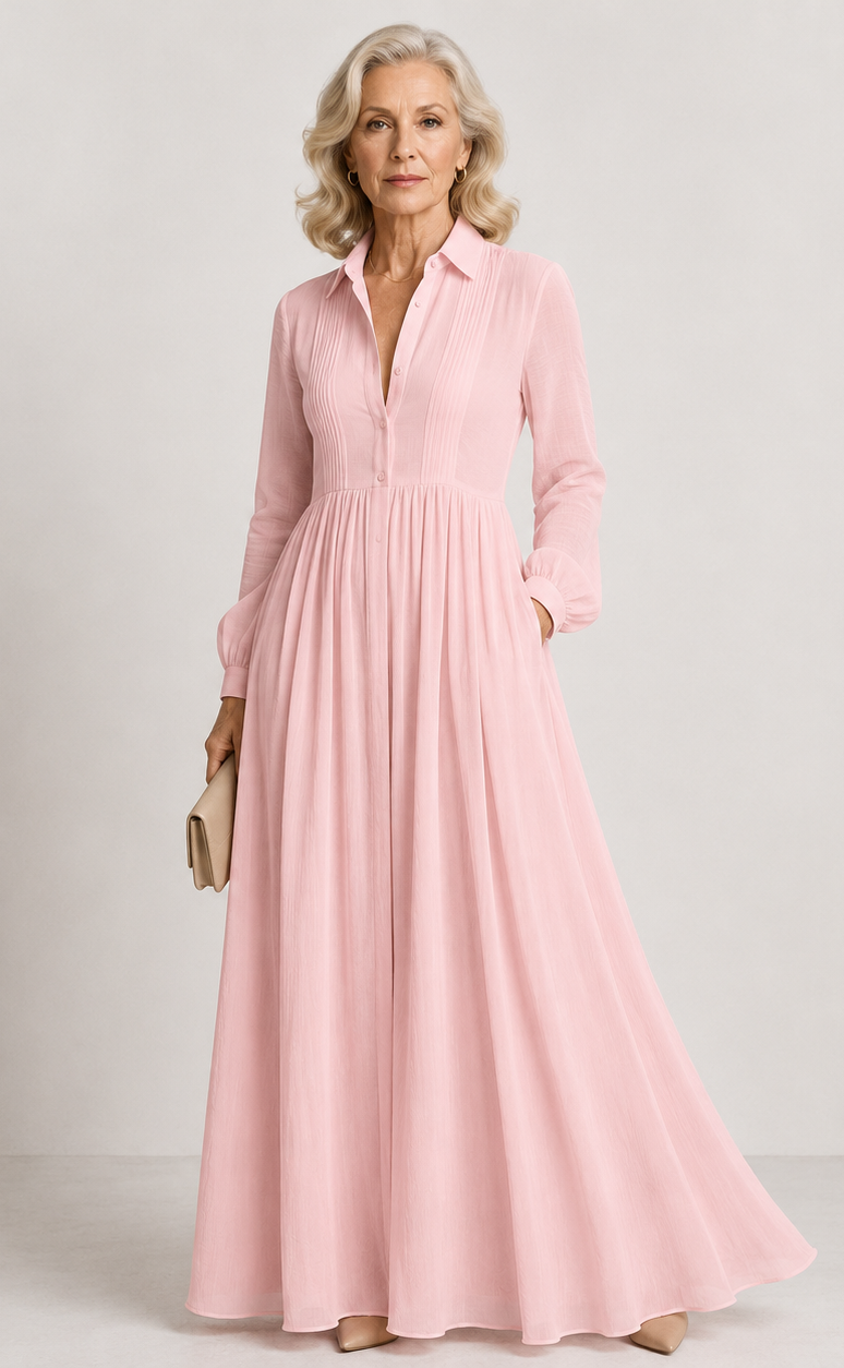 Rafaella Shirt Dress in pink