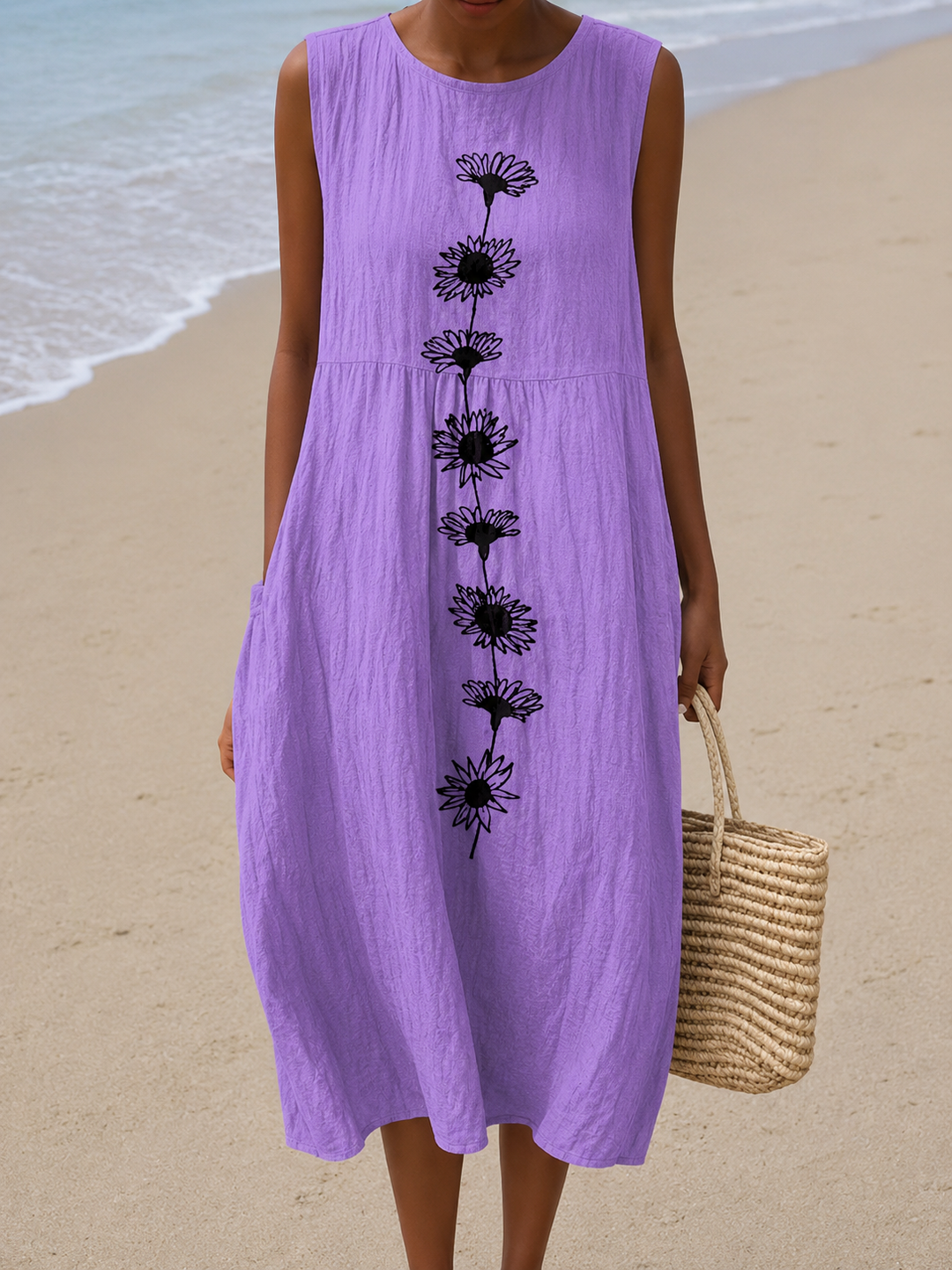 Cordelia Midi Dress in multicolor