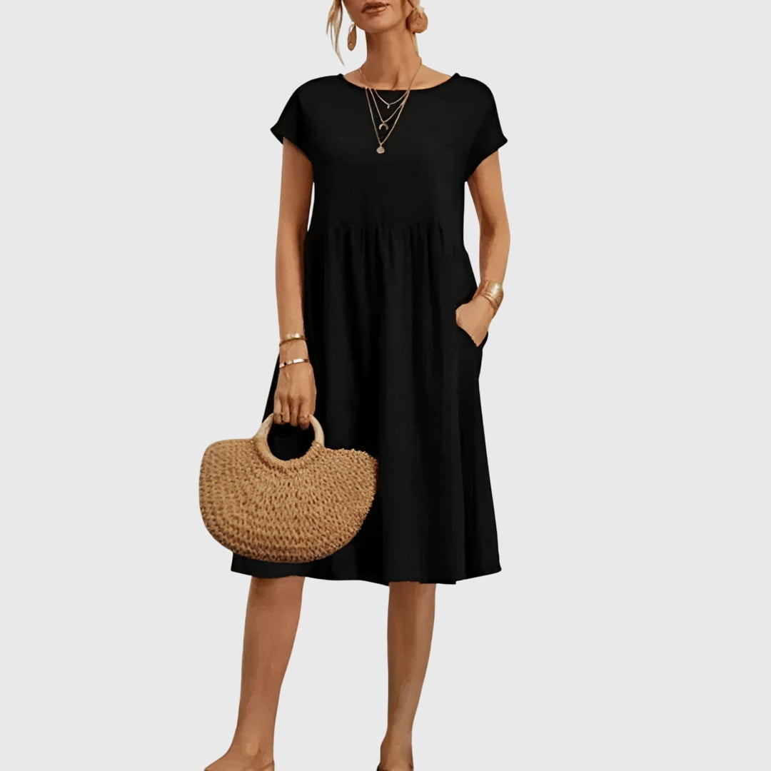 Mirabel Spring Dress in black