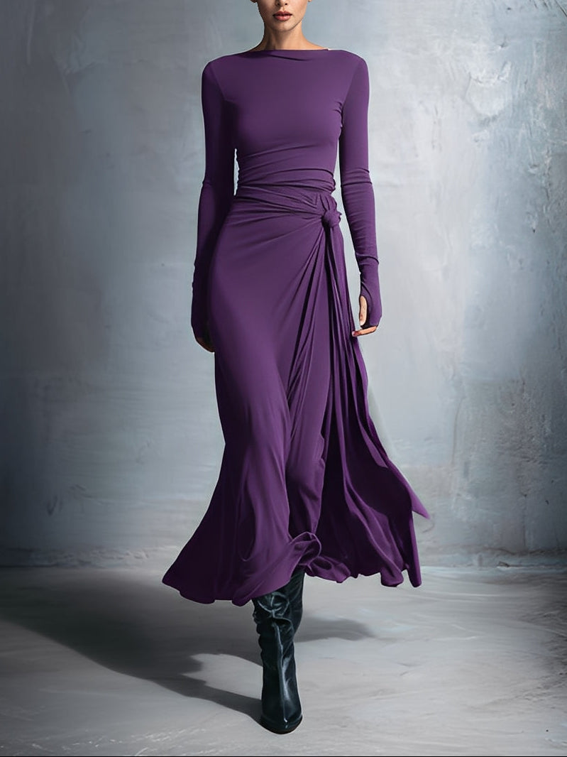 Clarette Maxi Dress in purple