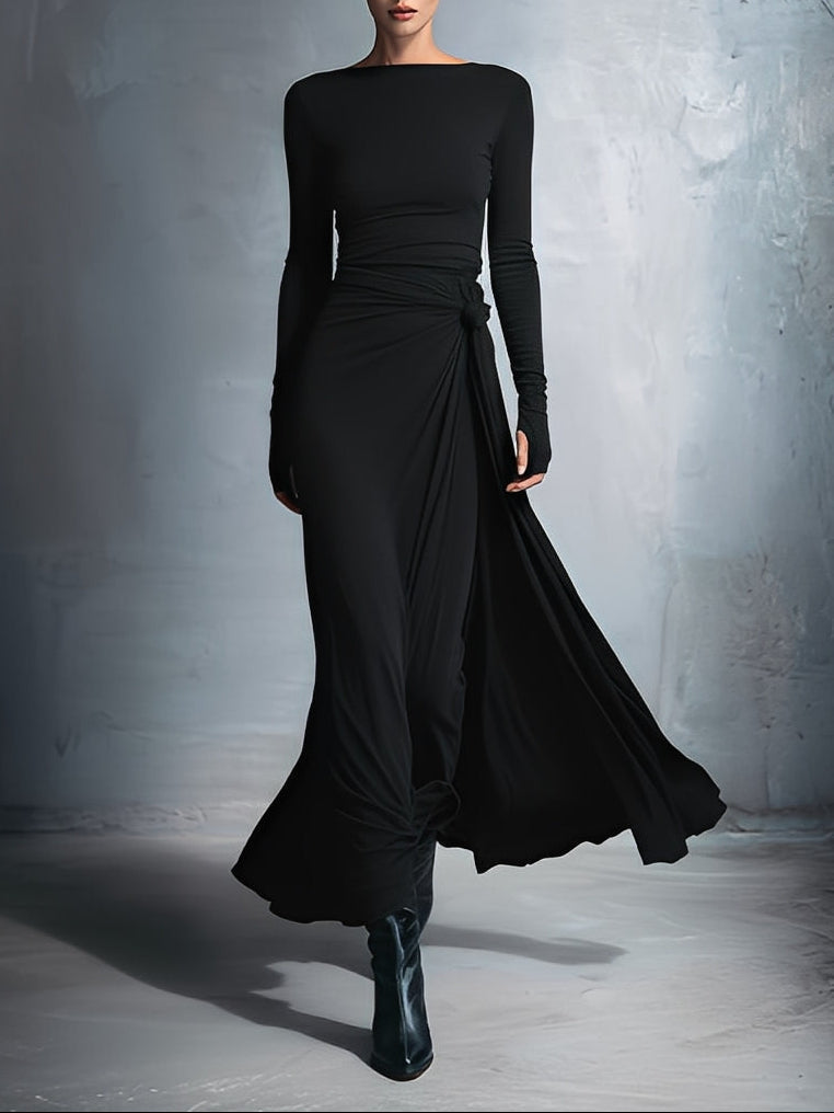 Clarette Maxi Dress in black