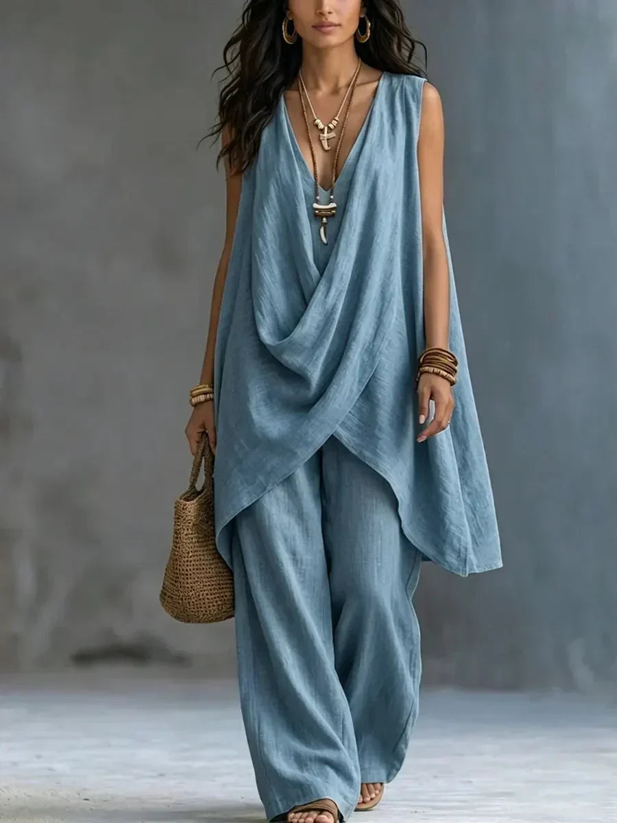 Mireille Ensemble in blue