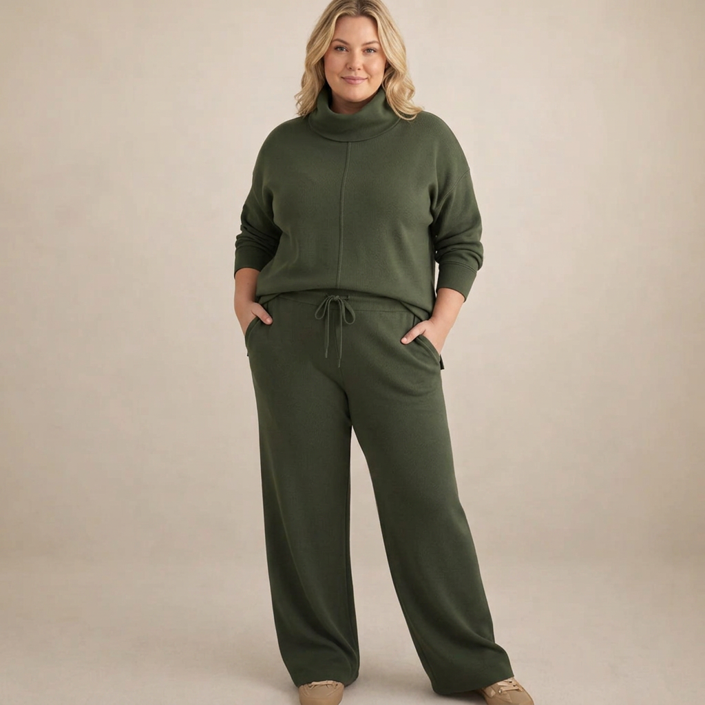 Camille Tracksuit Set in green