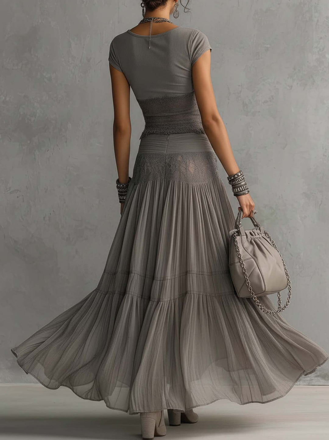 Emilienne Ensemble in grey