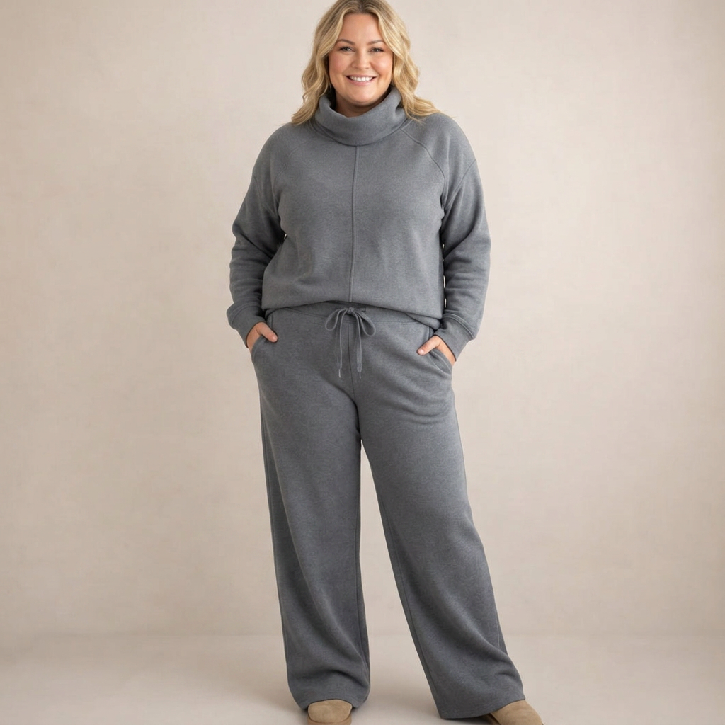 Camille Tracksuit Set in gray