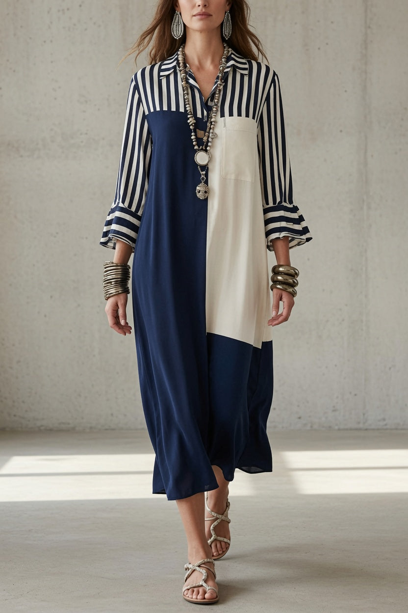 Claire Signature Dress in blue