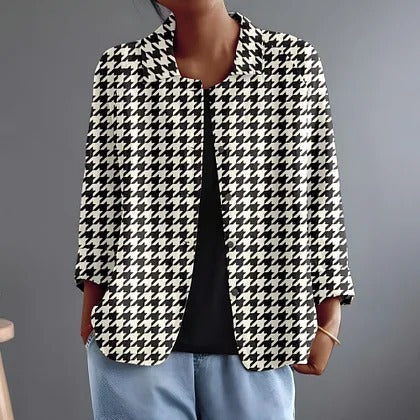 Hyacintha Blouse in black/white