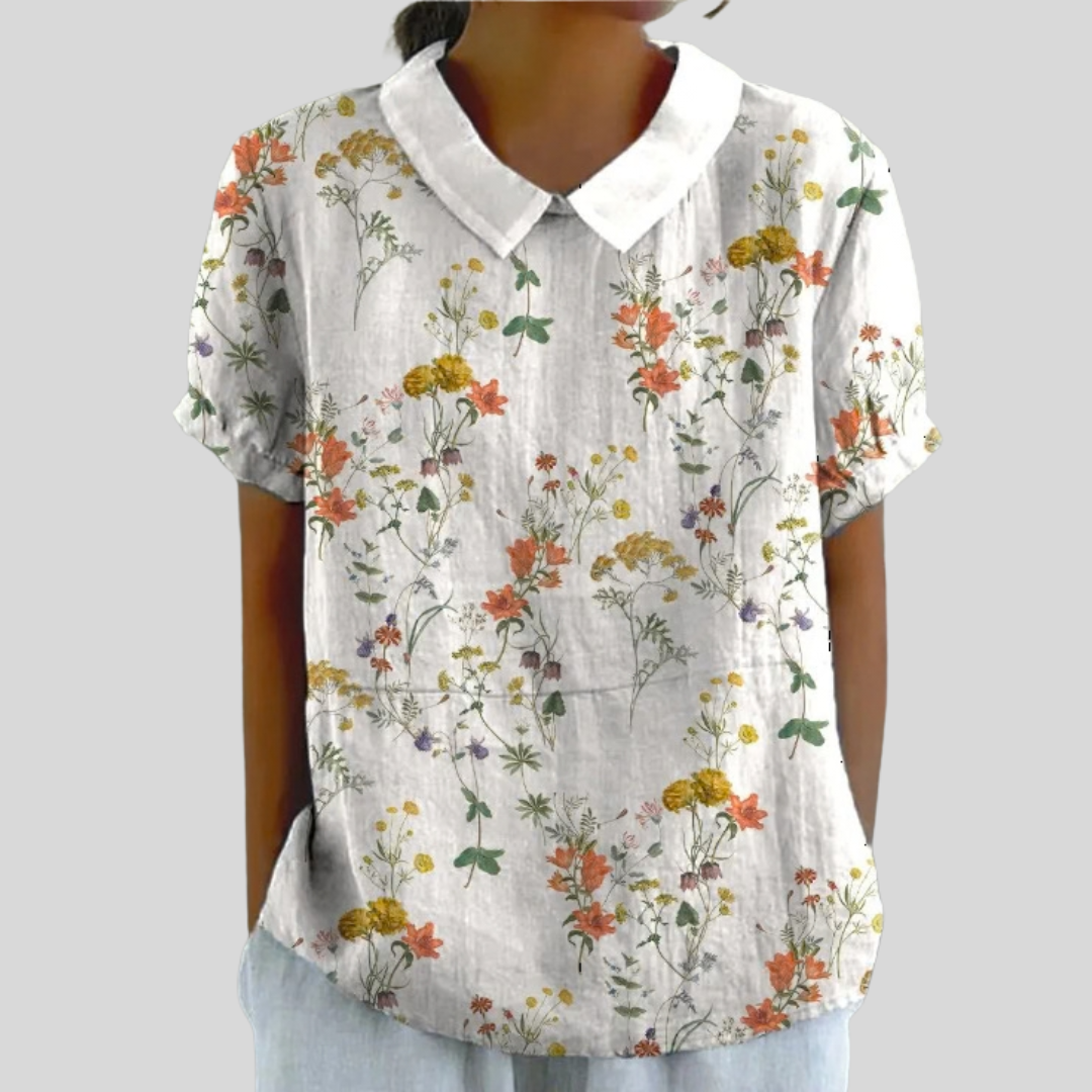 Prunelle Collared Blouse
