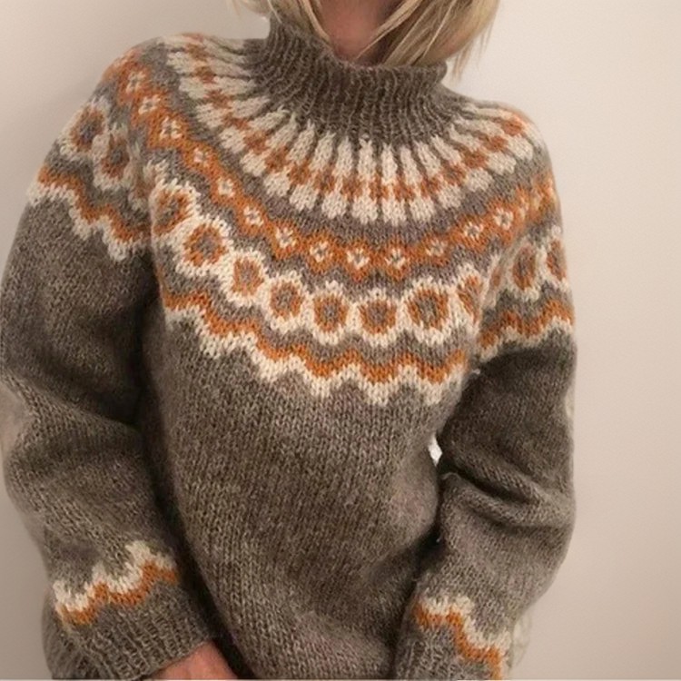 Kyvona Sweater in brown