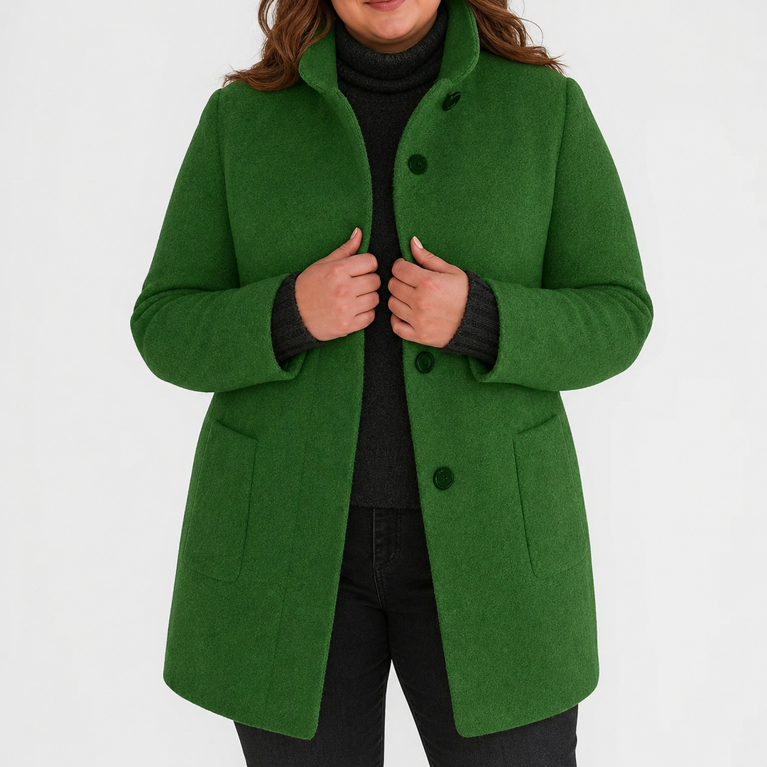 Maya Classic Trench Coat in green