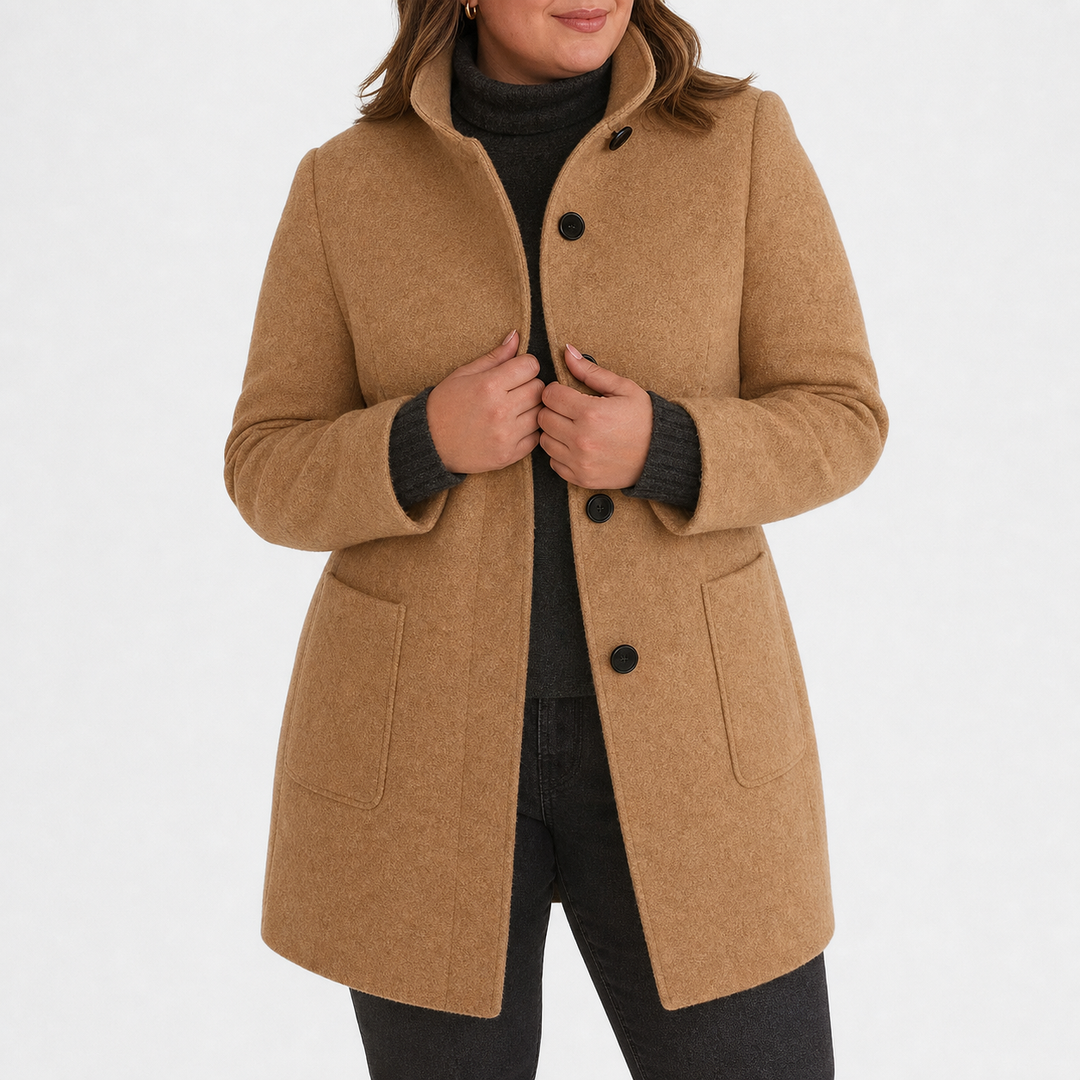Maya Classic Trench Coat in khaki