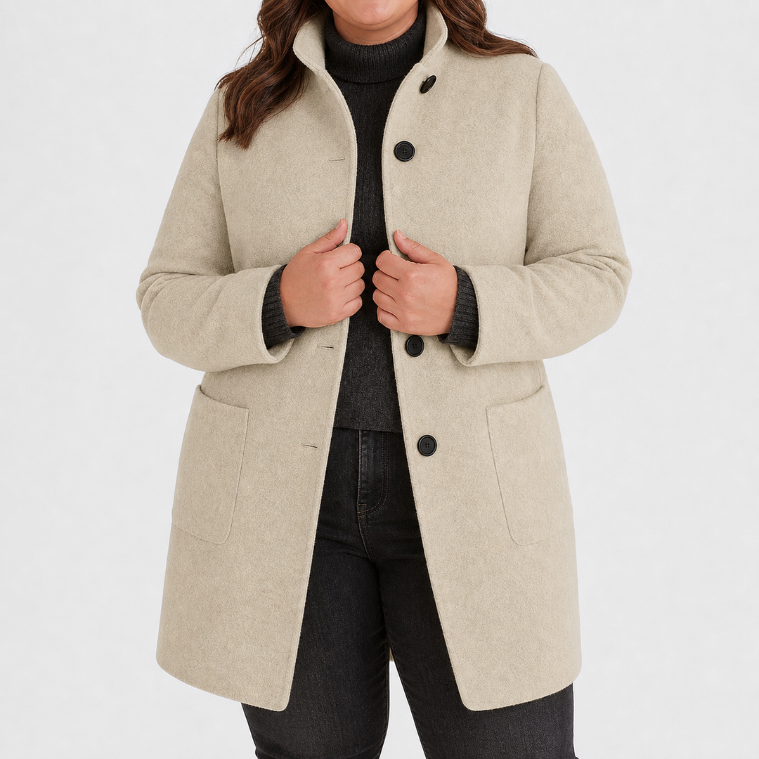 Maya Classic Trench Coat in beige