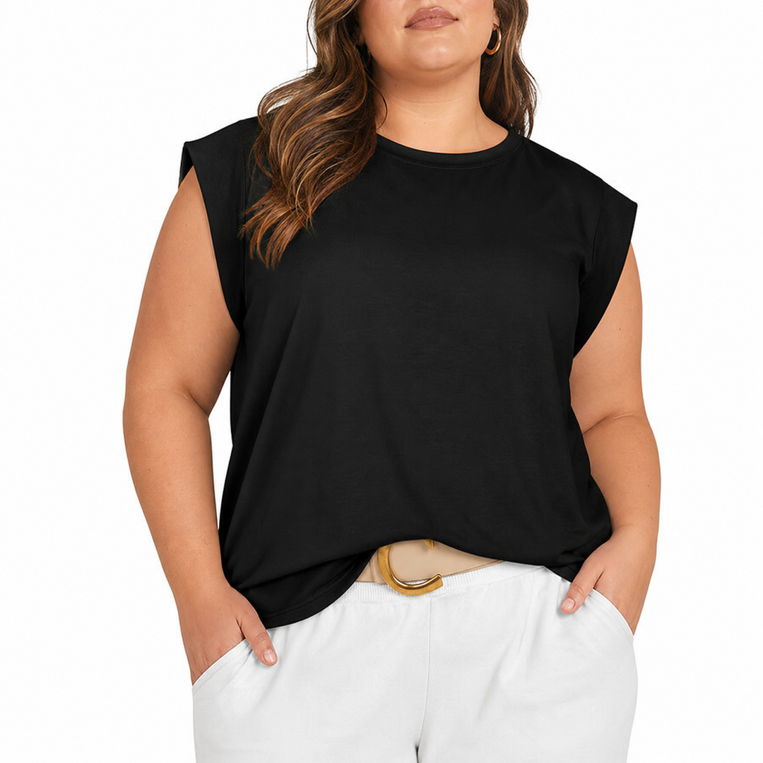Aubrey Lightweight Top in black