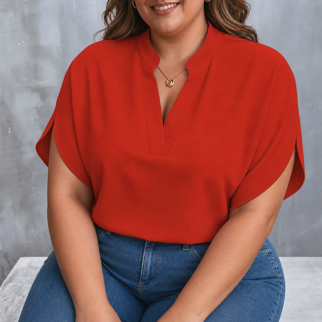 Caroline Classic Top in red