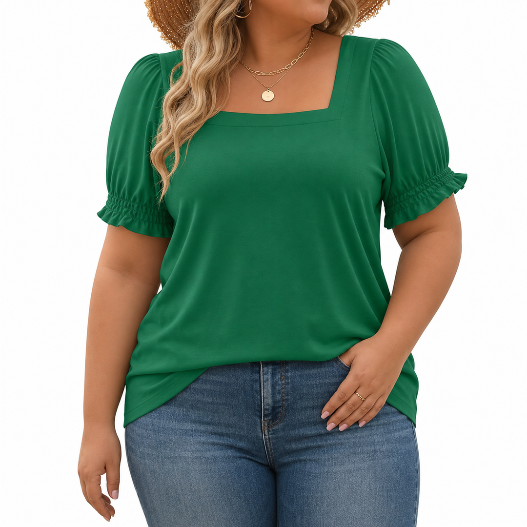 Zoey Lightweight Top in green