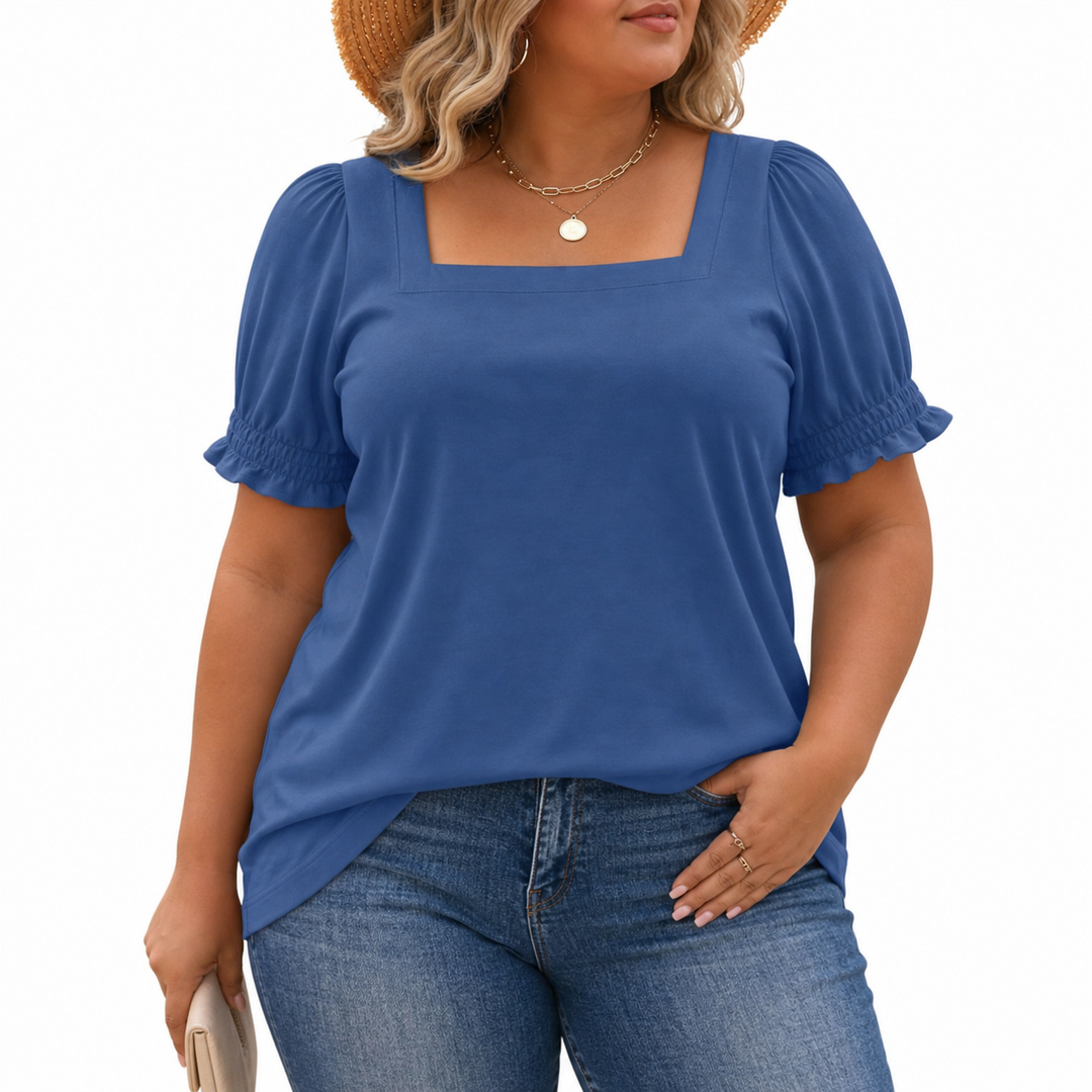 Zoey Lightweight Top in blue