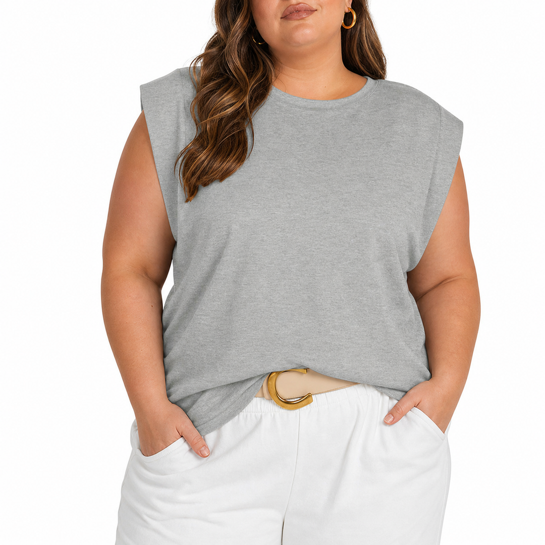 Aubrey Lightweight Top in gray