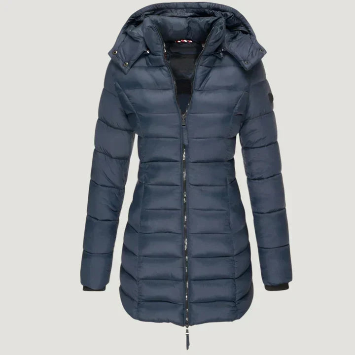 Noella Extended Winter Jacket in blue