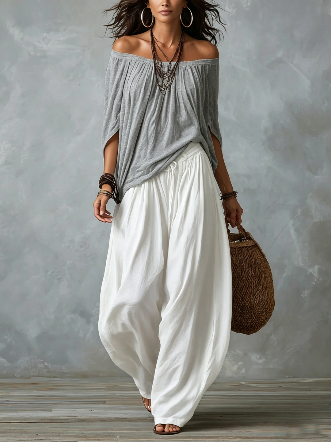 Lucie Ensemble in gray