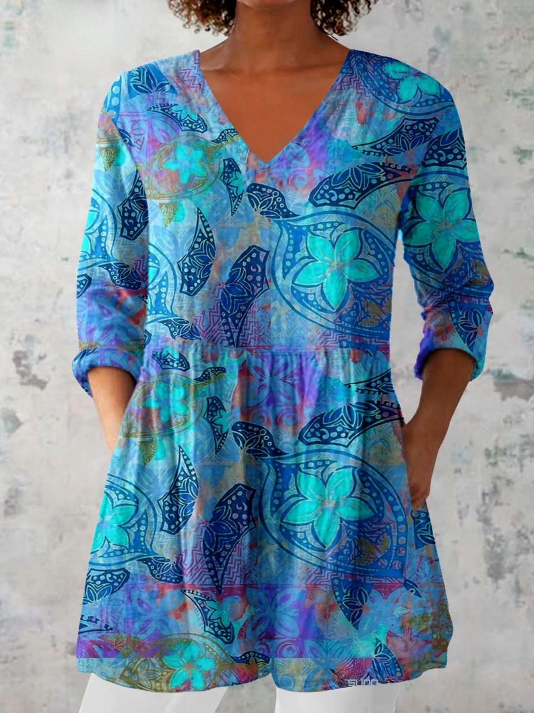 Nicolette Blouse in blue