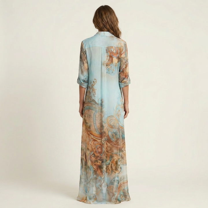 Annick Shirt Dress in blue