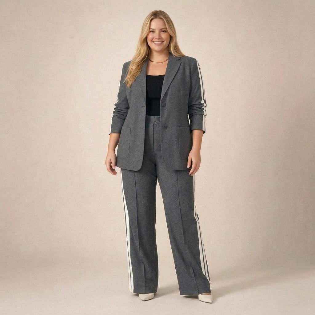 Mika Suit Set in dark gray