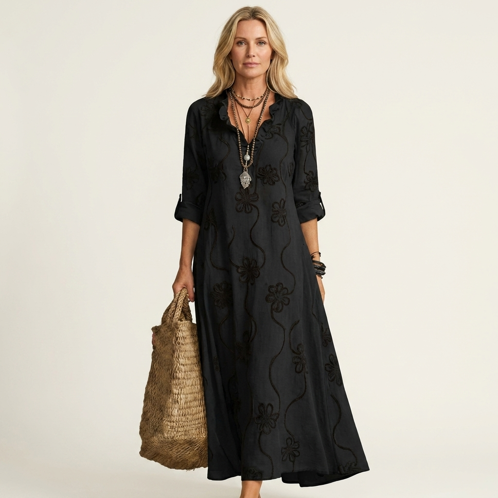 Aloise Maxi Dress in black