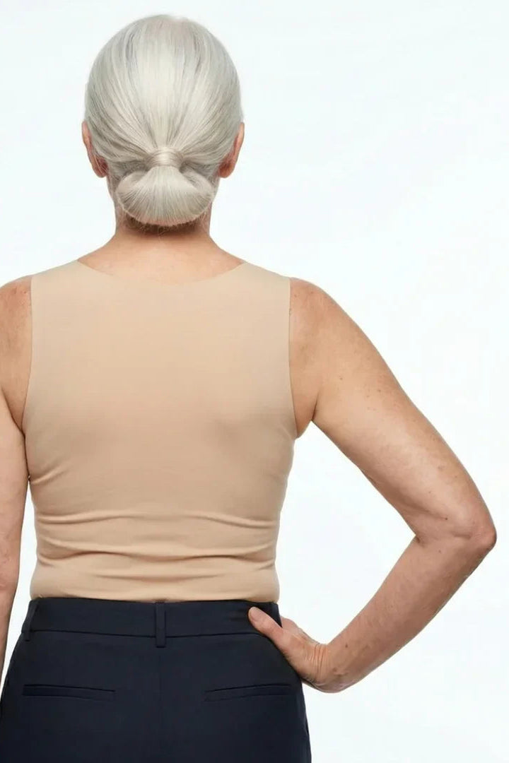 Marielle Built-In Comfort Bra Tanktop — Sand