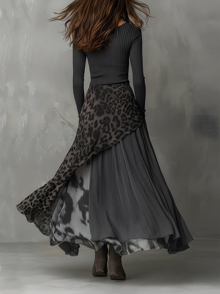 Blanchefleur Maxi Dress in gray
