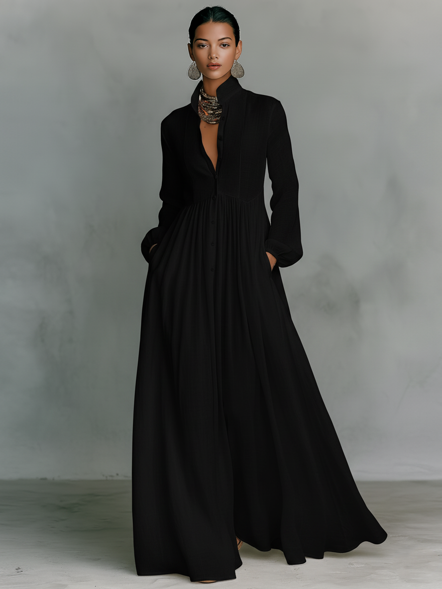 Cybele Maxi Dress in black