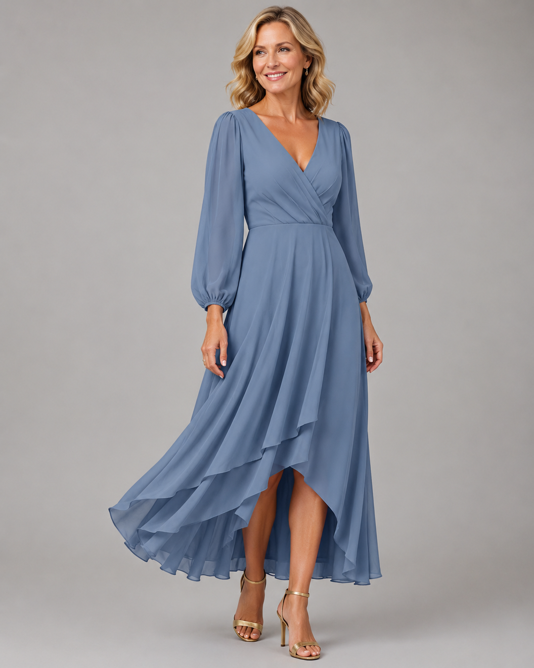 Ottoline Maxi Dress in blue