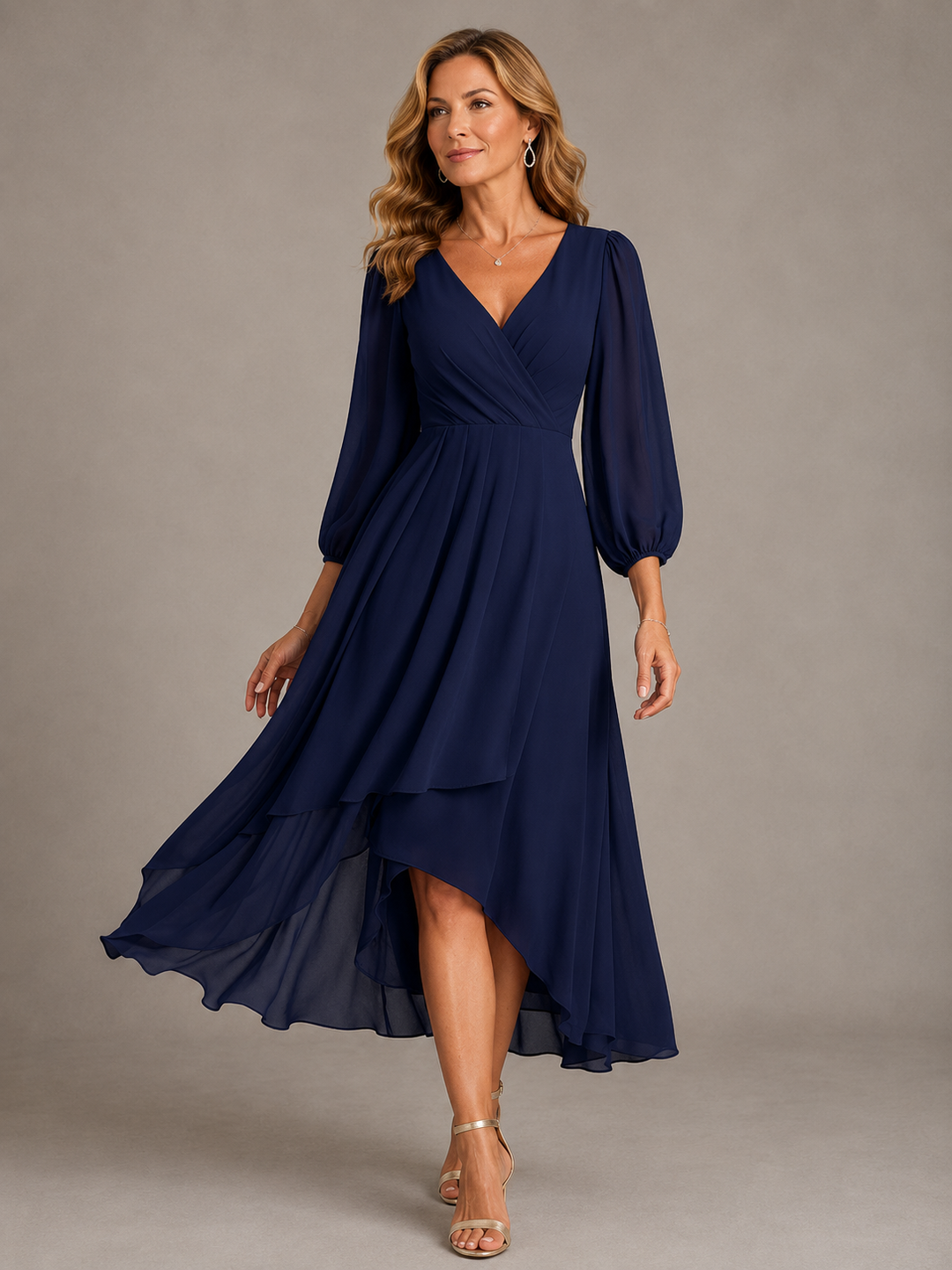 Ottoline Maxi Dress in navy