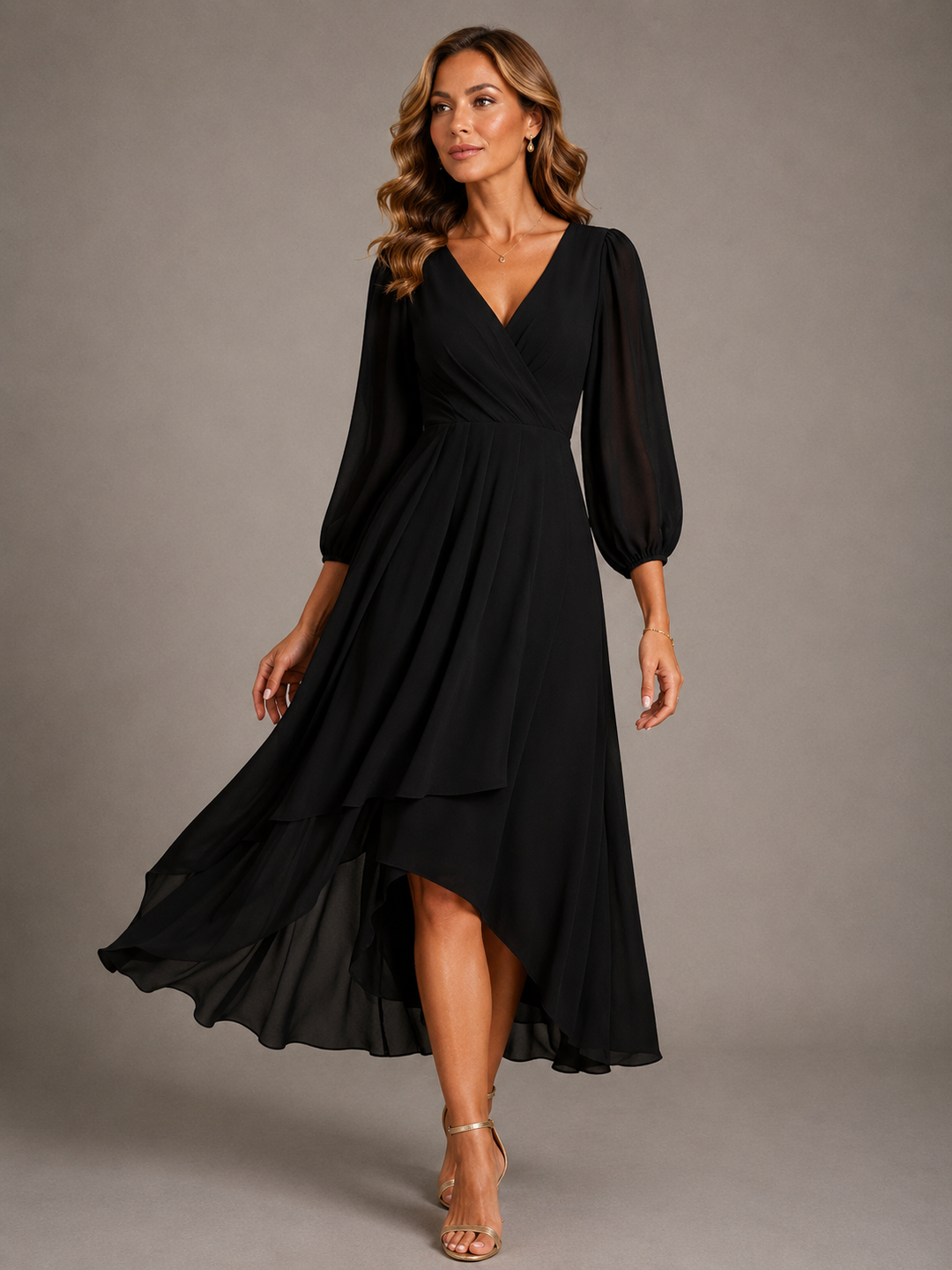Ottoline Maxi Dress in black