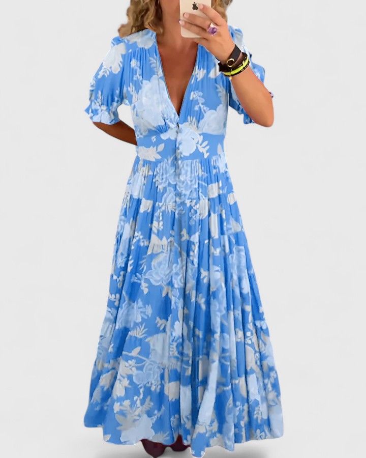Guinevere Maxi Dress in blue